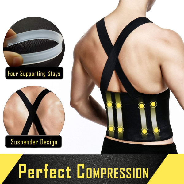 Пояс для спины Belt XL-1619, корректор осанки, ортопедический корсет, поддерживающий бандаж для поясницы, ремень для позвоночника