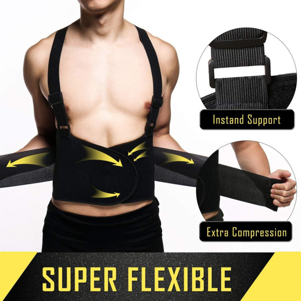 Пояс для спины Belt XL-1619, корректор осанки, ортопедический корсет, поддерживающий бандаж для поясницы, ремень для позвоночника