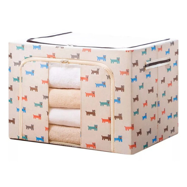 Чехол для вещей Storage box AND XL-1592, органайзер для постельного белья 66 л, контейнер для одежды, короб для хранения вещей
