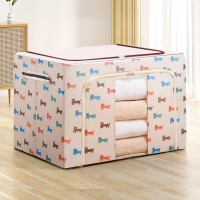 Чехол для вещей Storage box AND XL-1592, органайзер для постельного белья 66 л, контейнер для одежды, короб для хранения вещей