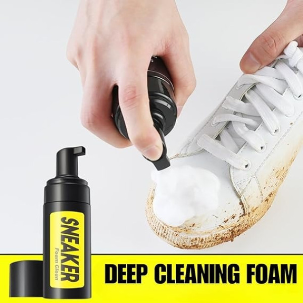 Набор по уходу за обувью cleaning kit AND 279, комплект для чистки кроссовок Sneaker Foam 4 в 1, средство для очистки кед