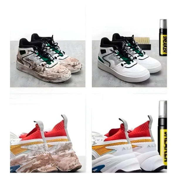 Набор по уходу за обувью cleaning kit AND 279, комплект для чистки кроссовок Sneaker Foam 4 в 1, средство для очистки кед