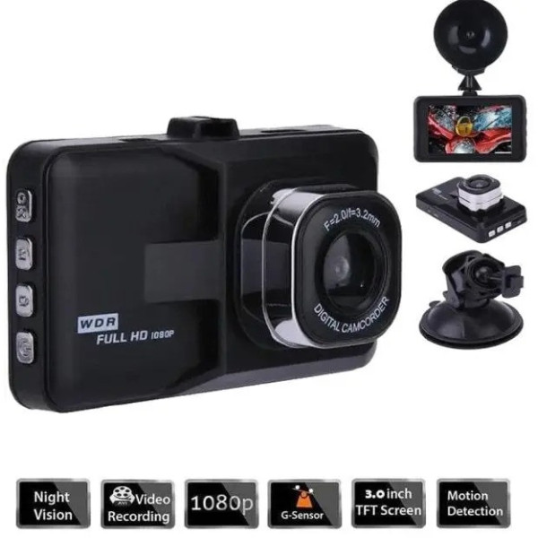 Автомобильный видеорегистратор DVR Q06 T626-2 Car camera AND 5557, регистратор в машину Full HD, автомобильная камера на лобовое с