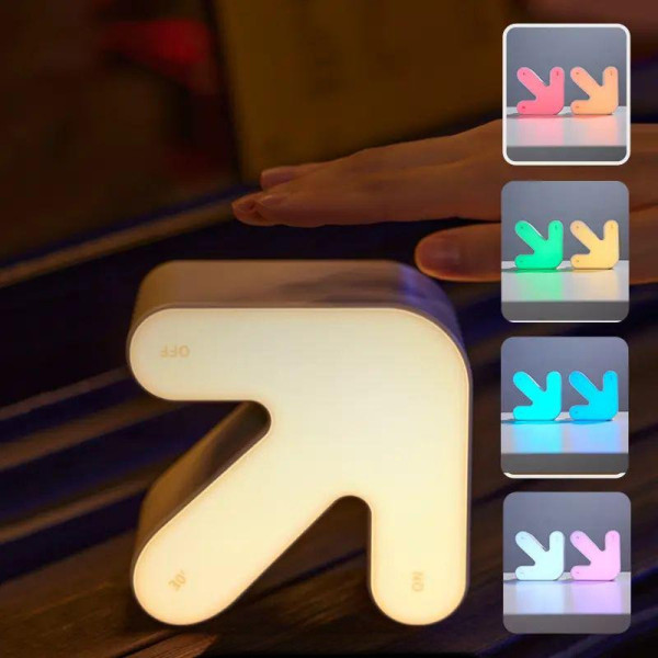 Ночник Стрелка AND 1491, светодиодный RGB ночник Arrow, настольный LED светильник стрелка,декоративный ночник для детской комнаты