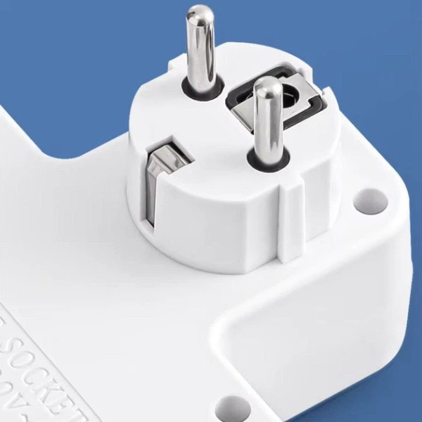 Сетевой фильтр на 4 розетки с USB и Type-C, удлинитель четверник с подсветкой, сетевой переходник с выключателем