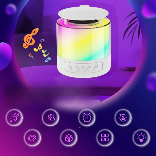 Портативная Bluetooth колонка, беспроводная акустика с микрофоном, колонка для караоке, мини колонка с подсветкой RGB, speaker K19