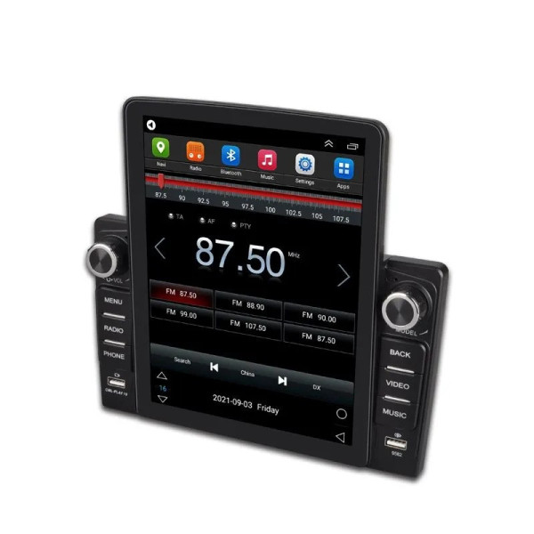 Автомагнитола 2DIN Android с экраном 9.5, магнитола с CarPlay Android Auto GPS WiFi Bluetooth, мультимедийный центр 9582A