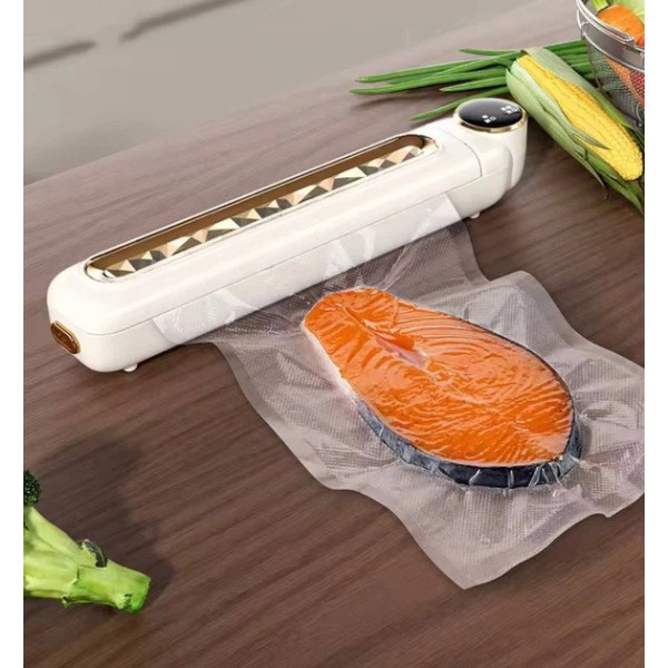 Вакуумный упаковщик LC-802, вакууматор для продуктов Vacuum Sealer, кухонный аппарат для вакуумной упаковки