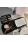 Дорожная косметичка-чемодан, бьюти-кейс с LED-зеркалом, компактный кейс для макияжа, органайзер для косметики и аксессуаров
