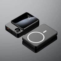 Повербанк PowerBank Q9 5000 mAh, беспроводной power bank с дисплеем, внешний аккумулятор с быстрой зарядкой Type-C