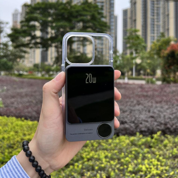 Повербанк PowerBank Q9 5000 mAh, беспроводной power bank с дисплеем, внешний аккумулятор с быстрой зарядкой Type-C