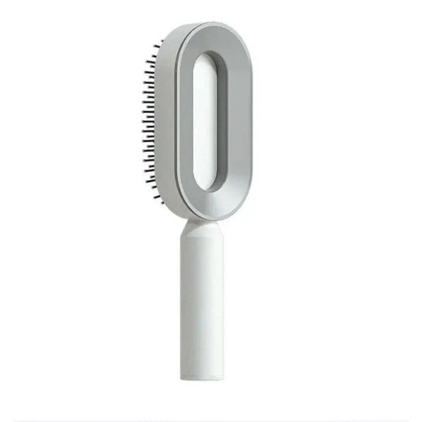 Массажная 3D щетка для волос Central Hollow Cushion Comb, расческа с кнопкой очищения, щетка для массажа кожи головы