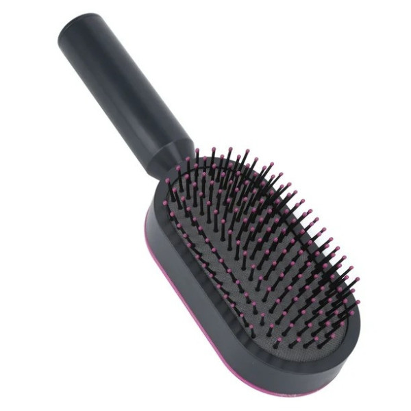 Массажная 3D щетка для волос Central Hollow Cushion Comb, расческа с кнопкой очищения, щетка для массажа кожи головы