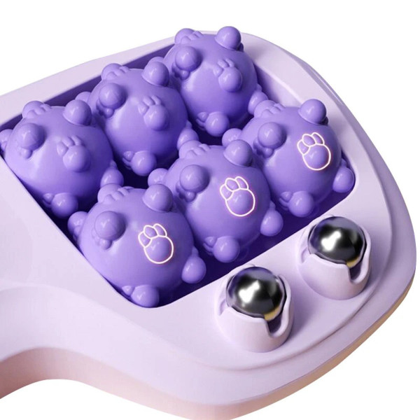 Массажер для ног Cat Claw Style Foot Massager, роликовый массажер для стоп 12 роликов 4 магнита, массажер для ступней и икр 360°