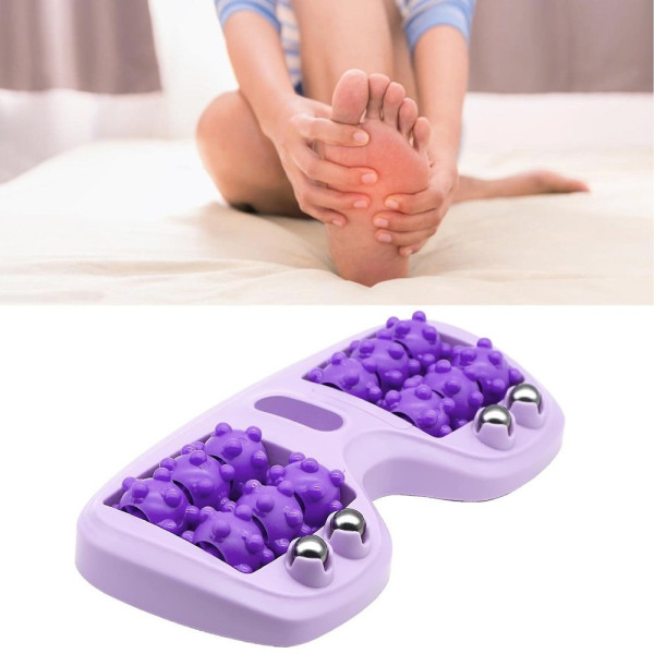 Массажер для ног Cat Claw Style Foot Massager, роликовый массажер для стоп 12 роликов 4 магнита, массажер для ступней и икр 360°