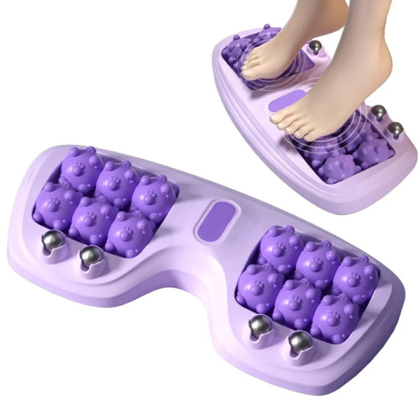 Массажер для ног Cat Claw Style Foot Massager, роликовый массажер для стоп 12 роликов 4 магнита, массажер для ступней и икр 360°