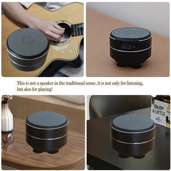 Беспроводная портативная Bluetooth колонка Hombasing, вибрационная мини колонка, резонансная акустическая колонка, портативный Blu