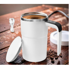 Кружка с автоперемешиванием, автоматическая магнитная чашка, self stirring mug USB, термокружка для кофе и напитков 380 мл