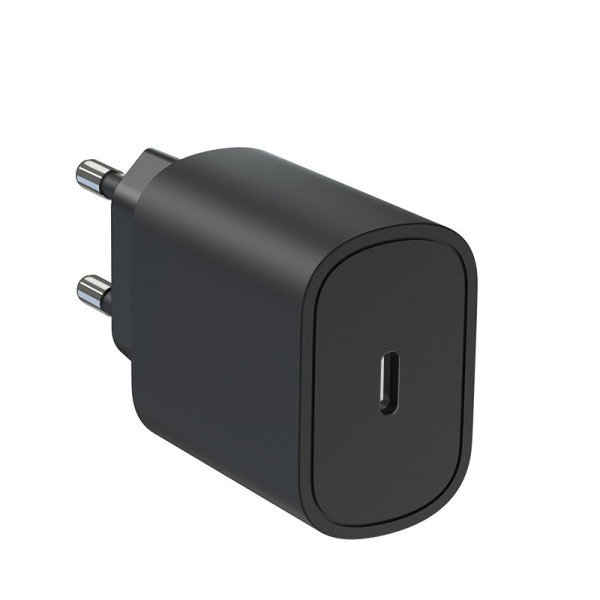 Зарядное устройство USB-C 25W PD, сетевой адаптер Type-C, блок быстрой зарядки для смартфона и планшета PD Adapter 9173 черный