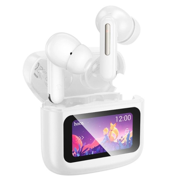 Беспроводные наушники HOCO EQ14 Cool Color Bluetooth, гарнитура BT headset с сенсорным дисплеем, True Wireless
