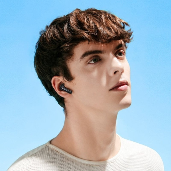 Беспроводные наушники HOCO EQ14 Cool Color Bluetooth, гарнитура BT headset с сенсорным дисплеем, True Wireless