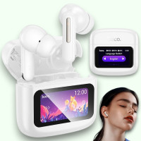 Беспроводные наушники HOCO EQ14 Cool Color Bluetooth, гарнитура BT headset с сенсорным дисплеем, True Wireless