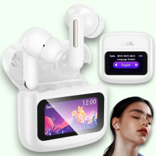 Беспроводные наушники HOCO EQ14 Cool Color Bluetooth, гарнитура BT headset с сенсорным дисплеем, True Wireless