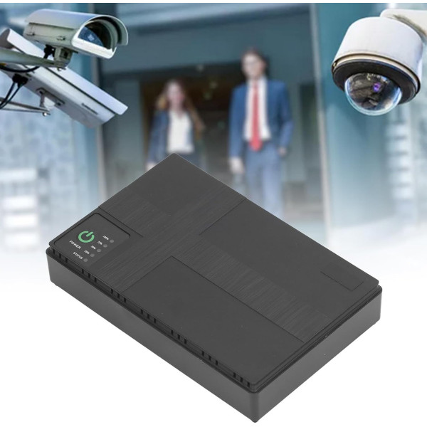 Источник бесперебойного питания UPS 10400 mAh 36W для роутера и сетевого оборудования, черный