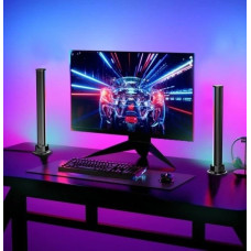 Лампа-торшер KBB-3A LED RGB 2 шт, настольный вертикальный торшер, напольная LED лампа с пультом, RGB торшер для комнаты