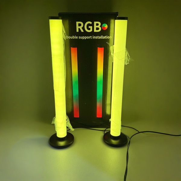 Лампа-торшер KBB-3A LED RGB 2 шт, настольный вертикальный торшер, напольная LED лампа с пультом, RGB торшер для комнаты