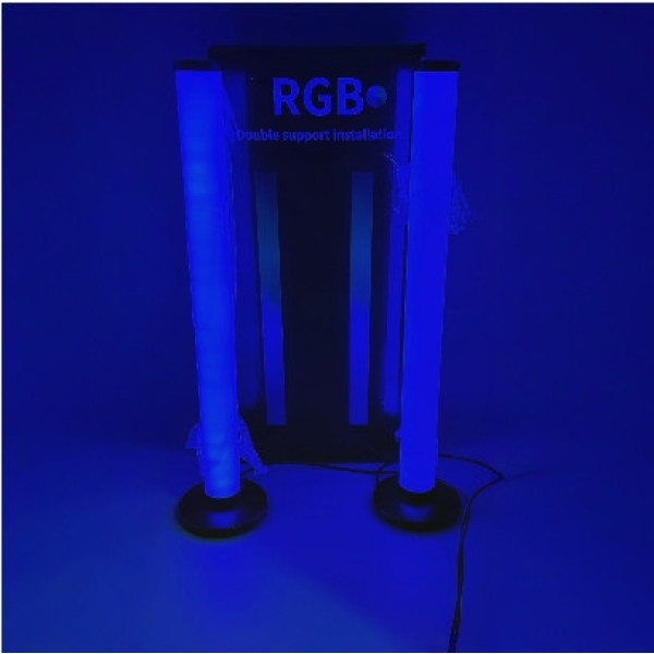 Лампа-торшер KBB-3A LED RGB 2 шт, настольный вертикальный торшер, напольная LED лампа с пультом, RGB торшер для комнаты