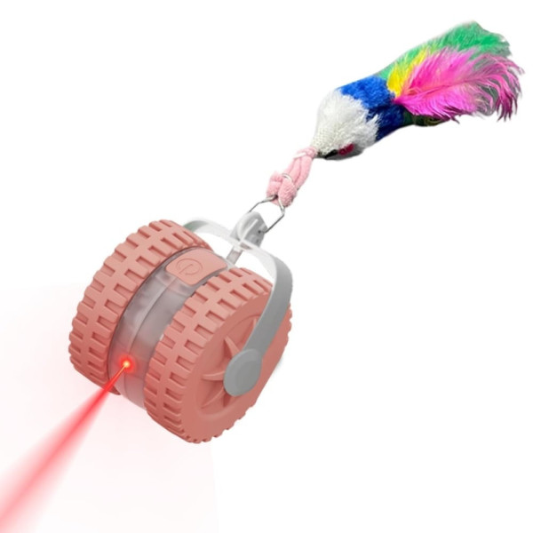 Интерактивная игрушка для котов с лазером и автокаткой Interactive Pet Ball, USB, с датчиками движения, автоматическая игрушка для