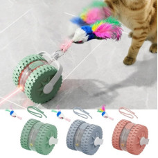 Интерактивная игрушка для котов с лазером и автокаткой Interactive Pet Ball, USB, с датчиками движения, автоматическая игрушка для