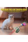 Интерактивная игрушка для котов с лазером и автокаткой Interactive Pet Ball, USB, с датчиками движения, автоматическая игрушка для