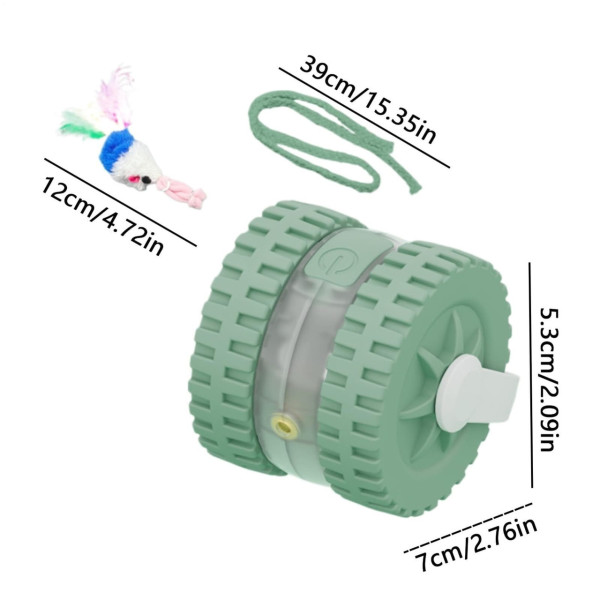 Интерактивная игрушка для котов с лазером и автокаткой Interactive Pet Ball, USB, с датчиками движения, автоматическая игрушка для