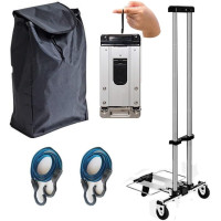 Сложная тележка для покупок Folding Hand Cart до 25 кг, портативная багажная тележка, ручна тележка
