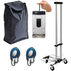 Сложная тележка для покупок Folding Hand Cart до 25 кг, портативная багажная тележка, ручна тележка