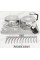 Сушилка для посуды с ковриком Dish Drain Rack подставка для тарелок и чашек с микрофибровым ковриком, компактная кухонная сушилка