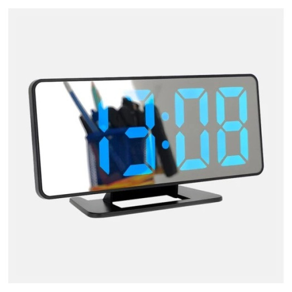 Электронные настольные часы VST-888H RGB с LED зеркальным дисплеем, цифровые настольные часы с подсветкой
