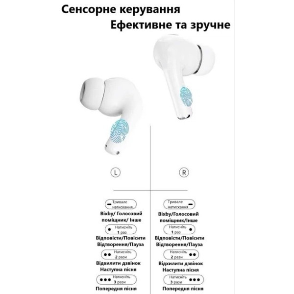 Беспроводные наушники ANC ENC с сенсорным кейсом и цветным дисплеем, TWS Bluetooth наушники с шумоподавлением, игровые стерео