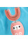Детская электрическая зубная щетка U-shaped Electric Toothbrush, ультразвуковая силиконовая щетка-капа для детей, U-образная аккум