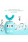 Детская электрическая зубная щетка U-shaped Electric Toothbrush, ультразвуковая силиконовая щетка-капа для детей, U-образная аккум