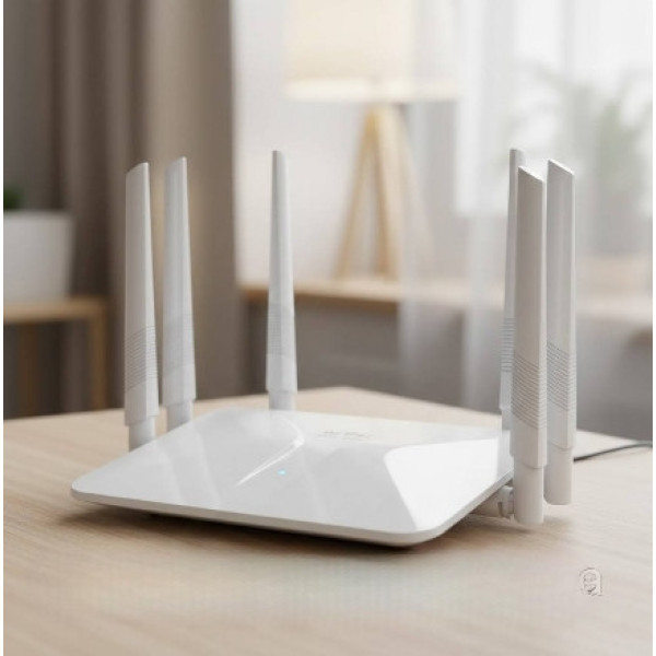 Wi-Fi роутер Pix-Link LV-WP50Q (LV-WR50Q) маршрутизатор с 6 антеннами 300 Мбит/с 2.4 ГГц, беспроводной интернет роутер для дома