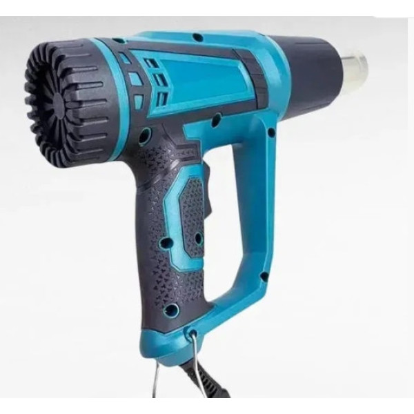 Фен промышленный Hot Air Gun 1600W X512 с 4 насадками, строительный термофен для пайки и снятия краски, электрический технический