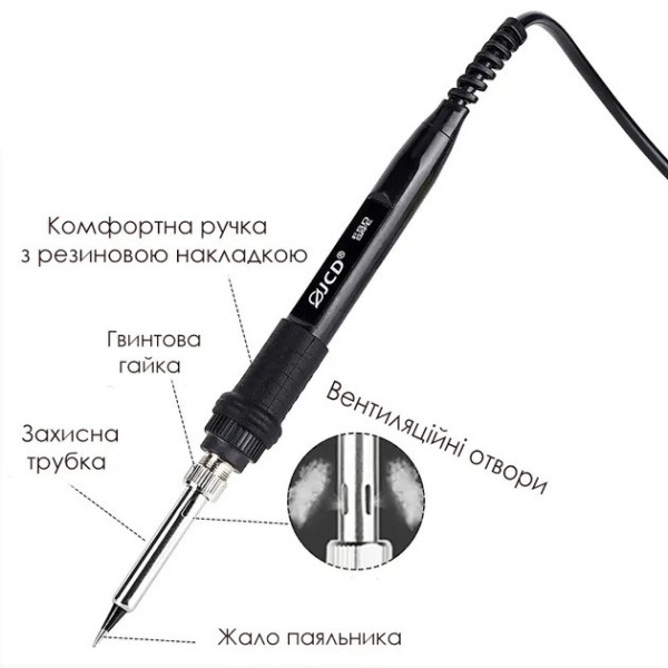 Паяльная станция 2в1 JCD 8898 750W термофен + паяльник, станция для ремонта электроники, фен для пайки SMD, паяльный набор