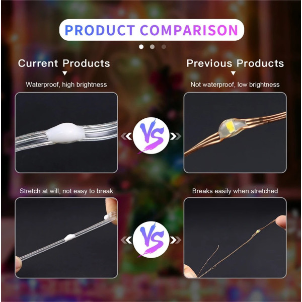 Светодиодная гирлянда 5 м Bluetooth RGB LED лента управления с телефона USB Dreamcolor уличная гирлянда для дома сада