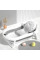 Детская ванная для купания, сложная ванна для младенцев, переносная детская ванна с термометром, ванночка с подушкой высокого каче