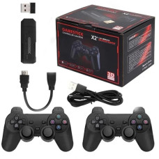 Игровая приставка X2 Plus, геймстик-контроль X2 Plus, портативная игровая приставка 64GB, приставка для ТВ и монитора