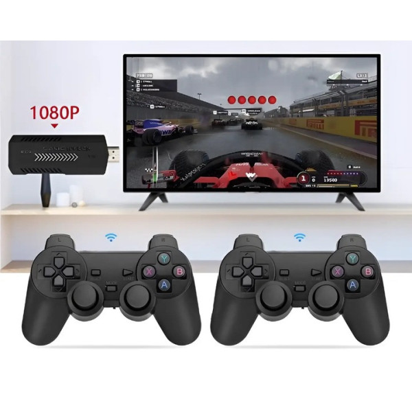 Игровая приставка X2 Plus, геймстик-контроль X2 Plus, портативная игровая приставка 64GB, приставка для ТВ и монитора
