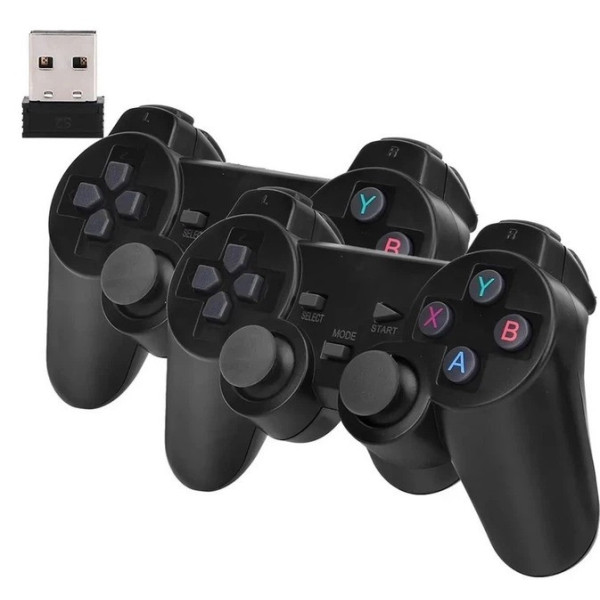 Игровая консоль X9, портативная мини-игровая приставка X9, геймстик-консоль 64GB,8K Android TV GAME STICK, Консоль с двумя  джойст